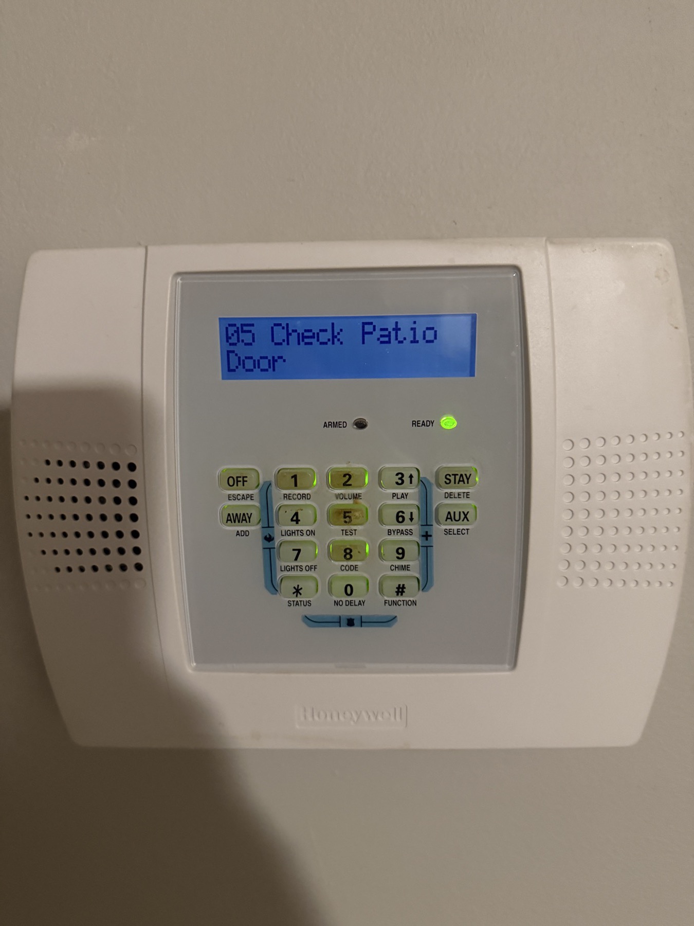 Intruder alarm
